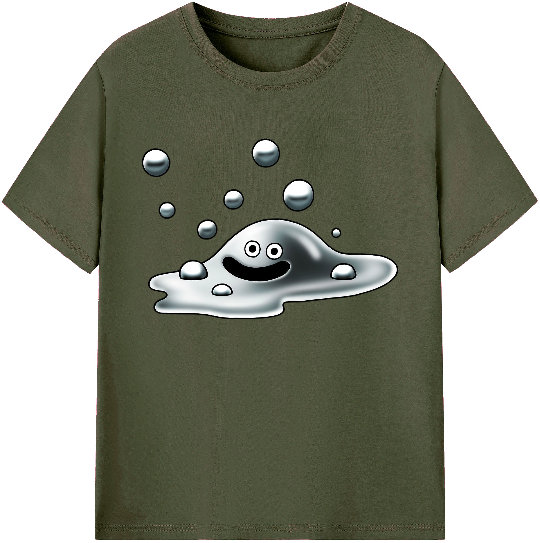 （画像用） ドラゴンクエスト Doragon Kuesuto Dragon Quest 綿100％ メンズ半袖Tシャツ｜肌触りやわらか＆通気性